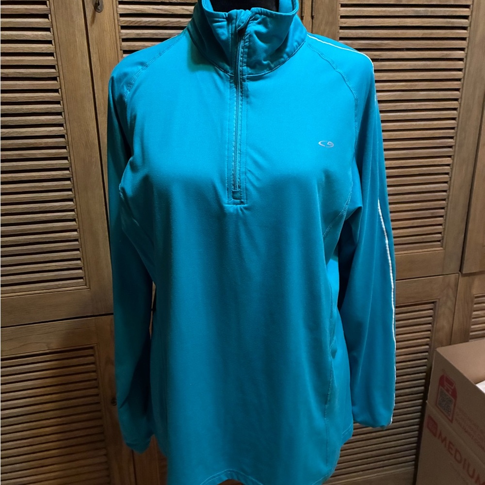 Champion Teal Quarter-Zip Pullover